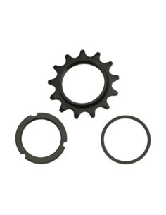 Steel Cog Track Fix 13T x 1/8 Black.